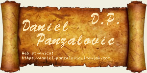 Daniel Panzalović vizit kartica